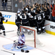 Illustration for article titled The Kings Celebrate Stanley Cup Win Next To Devastated Henrik Lundqvist